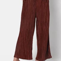 Vero Moda Brown Striped Palazzos-image-90