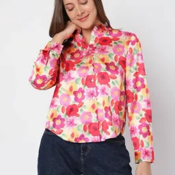 Vero Moda Multicolor Floral Print Shirt-image-75