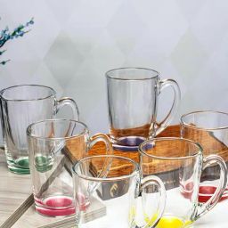 Luminarc Clear Glass Morning Rainbow Mug - Set of 6-picture-43
