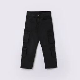 Fame Forever by Lifestyle Boys Grey Cotton Cargo Jeans-image-52
