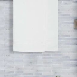 Fabindia Sancha White Cotton Pile Face Towel - Set of 2-image-91