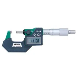 Insize Digital Waterproof Outside Micrometer 0-25 mm Range, 3112-25FWL-27