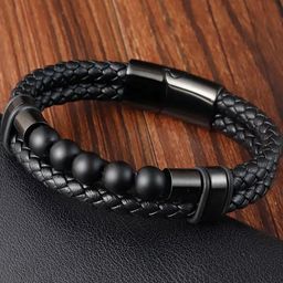 Roadster Leather Multistrand Bracelet-picture-42
