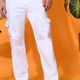 COMFITS Men Classic Boyfriend Fit Cargo Styles Jeans-image-8