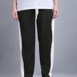Vimal Jonney Green Cotton Stripes Trackpants-image-25