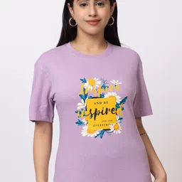 PYRO SPIRIT Women Typography Printed Round Neck T-shirt-picture-12
