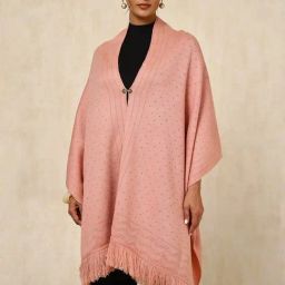 Soch Peach Plain Shawl-picture-24