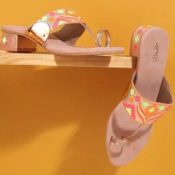 Metro Women's Rose Gold Toe Ring Sandals-image-37