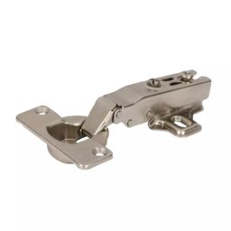 Hafele Metalla Steel Nickel Plated 105° Slide on Half Overlay Soft Close Hinge, 315.07.043 (Each of 1 Pair)-18