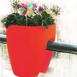 go hooked Hook Railing Planter Hanging Pots for Plant image 2