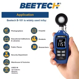Beetech Digital Lux Meter 0 to 200000 Lux Range, B-101 image 3