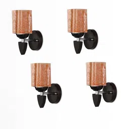 SOMIL Orange Glass Cylinder Wall Lamps-image-63