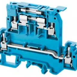 Connectwell DDFL4U 6.3 Amp Grey Fuse Type Terminal Block image 1