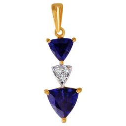 P.C. Chandra Jewellers 18 kt Gold & Diamond Pendant-picture-3
