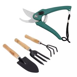 JetFire Weeder, Cultivator, Big Trowel, Small Trowel, Garden Fork, Pruner, Scissor & Gardening Glove-image-26