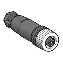 TELEMECANIQUE SENSORS Sensor Connectors SOCKET, SENSOR, 4WAY, M12, MTL, XZCC12FDM40B-image-37