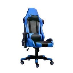 Rose Up High Back Gaming Chair with Lumbar Support and Adjustable Backrest, Blue and Black, RGC001-image-126