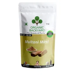 Organic Backyard 100% Natural Multani Mitti Powder Face Mask - 100 g-10