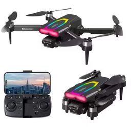 Sanjary Color LED Flight Hot Super popular Foldable Rc Drone 8K HD Dual Camera and Gps Drone with Camera color design may vary-18