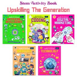 Stem Activity Book Upskilling The Generation for kids (Set of 5 books) - Artificial Intelligence, Coding, Digital Marketing, Robotics, Technology-27