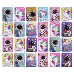 Asera Spiral Diary with Cartoon Character Prints for Kids Birthday Return Gifts - Birthday Party Gift Options (Unicorn & Space 24 Pcs)-14