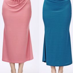 SATPURUSH Pack Of 2 Cotton Stretchable Saree Shapewears-image-72