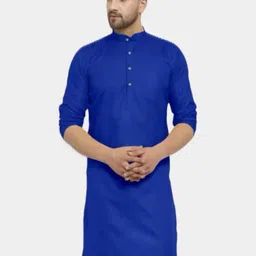 ANUJ FASHION Men Solid A-Line Kurtas-picture-48