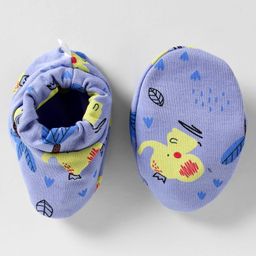 Child World Single Jersey Knit Cap Mitten & Booties Set with Elephant Print - Diameter 17.5 cm image 5
