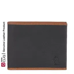 Kara Black Casual Leather Bi-Fold Wallet for Men-picture-13