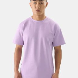 The Souled Store Purple Regular Fit Crew T-Shirt-picture-0