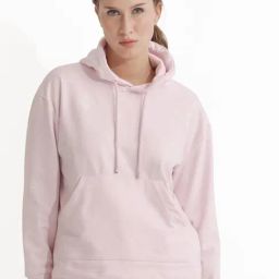 RAREISM Pink Blended Solid Long Sleeves Sweatshirt-image-89