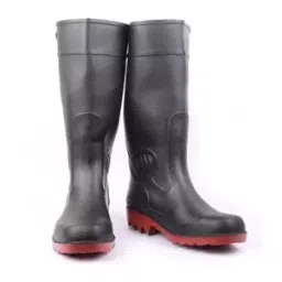 Hillson Dragon 381 mm(15 Inch) Black & Red Safety Gumboot, Size 10-image-99