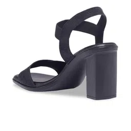 Monrow Textured Open Toe Block Heels image 3