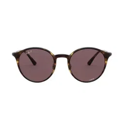 Ray-Ban 0RB4336CH Purple Chromance Round Sunglasses - 50 mm-40