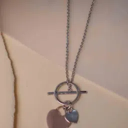 Praavy 92.5 Sterling Silver Tied to My Heart Necklace for Women-image-56