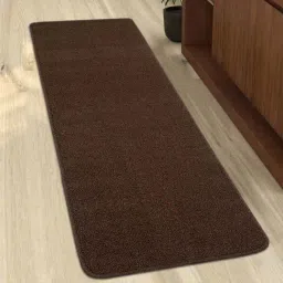 Saral Home Dark Brown Anti Slip Kitchen Runner - Set of 1-15