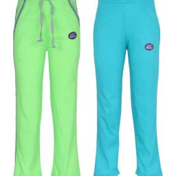 Vimal Jonney Kids Multicolor Mid Rise Trackpants - Pack of 2-image-76