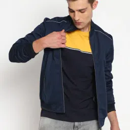Lee Navy Regular Fit Jacket-17