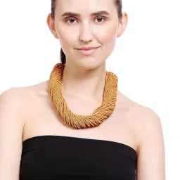 Imli Street Brown Necklace-44