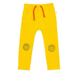 H by Hamleys Infants Boys Mustard Solid Joggers-image-39