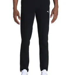 Puma Black Cotton Slim Fit Trackpants-picture-40