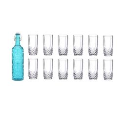 SOMIL Blue Glass Airtight Can Bottle-image-26