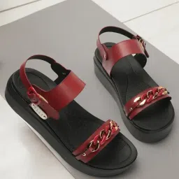 Elle Women's Cherry Sling Back Sandals-image-57
