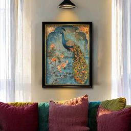 Art Street Blue Synthetic Wood Wall Art For Home D¿cor-28