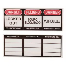 BRADY Lockout Label 1 1/8x3 inch, 3PDD8-image-56