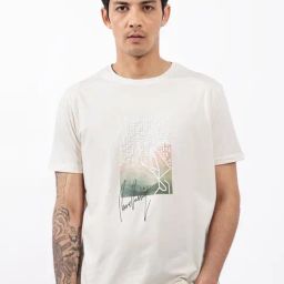 Rare Rabbit Off White Regular Fit Graphic T-Shirt-image-62