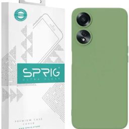 Sprig Back Cover for OPPO A78 5G (Green)-image-76