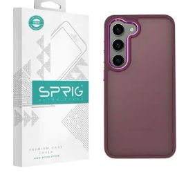 Sprig Translucent Back Cover for SAMSUNG Galaxy S23 Plus 5G (Red)-image-90