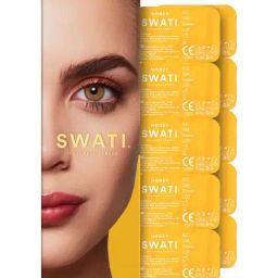 Swati Cosmetics Coloured Contact Lenses - Honey (1 Day, Power - 3.75)-image-23