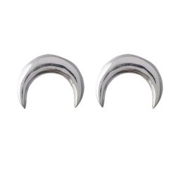 Silver Planets Women White Earrings-image-16